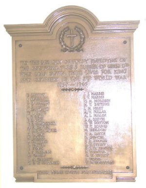 Goodyear Tyre & Rubber Co (G.B.) War Memorial. 
