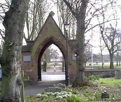 Holy Trinity Church Heath Town lych gate memorial