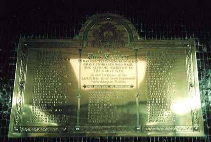 Wolverhampton Railway Station Memorial. 