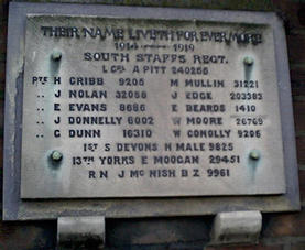Thornley Street Memorial 